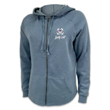 Load image into Gallery viewer, Coast Guard Lady Vet Ladies Full Zip Hood (4 colors available)