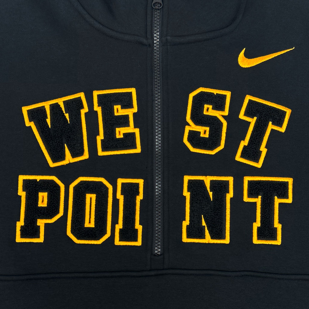 West Point Nike USMA Men's Club Fleece Half Zip (Black)