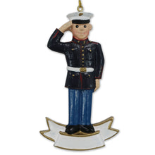 Load image into Gallery viewer, Marine Corps Personalization Ornament