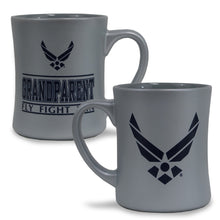 Load image into Gallery viewer, Air Force Grandparent 16oz MK Matte Mug (Silver)