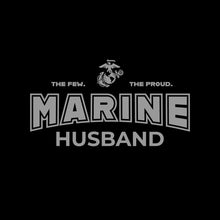 Load image into Gallery viewer, Marines Husband T-Shirt (Black)