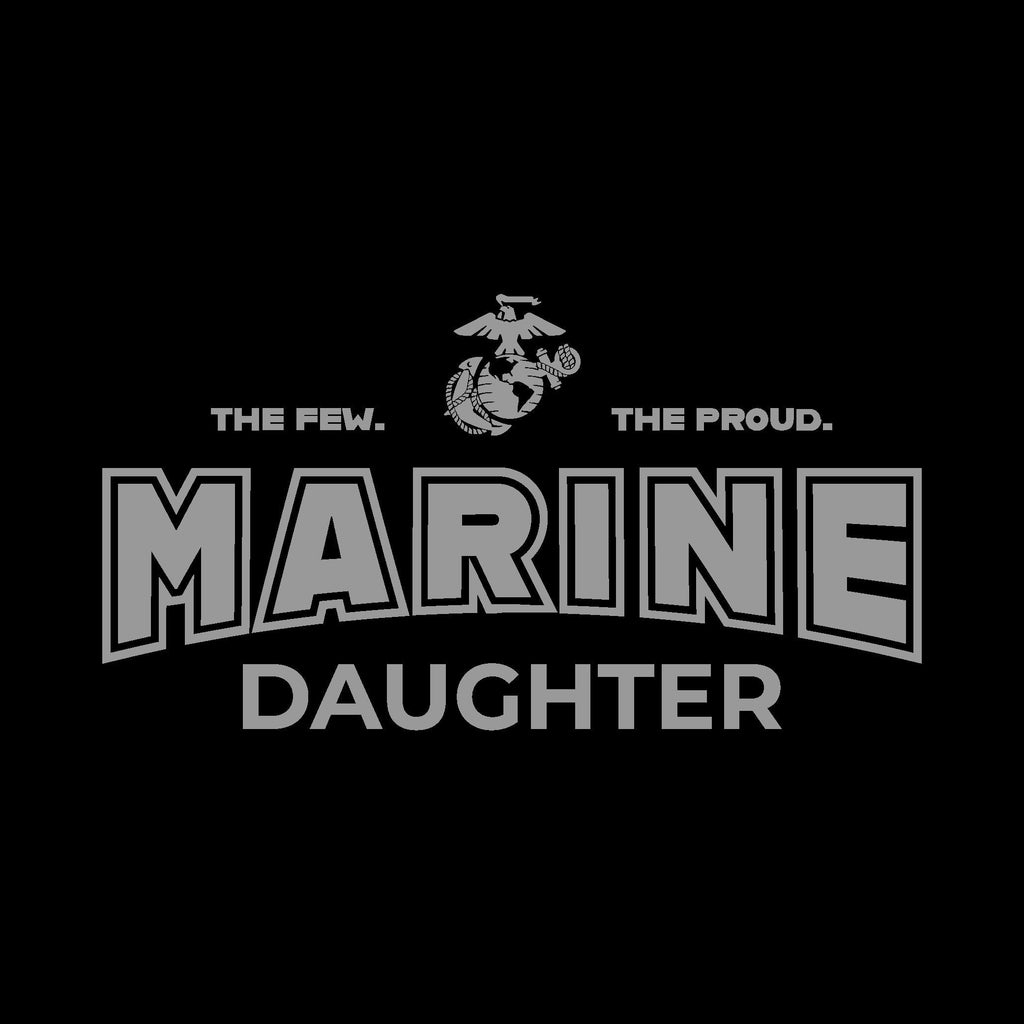 Marines Daughter Youth Hood (Black)