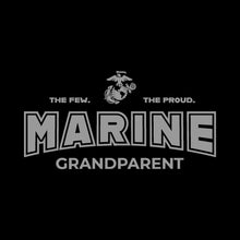 Load image into Gallery viewer, Marines Grandparent Ladies Crewneck (Black)