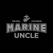 Load image into Gallery viewer, Marines Uncle T-Shirt (Black)