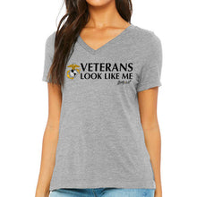 Load image into Gallery viewer, Marines Vet Looks Like Me V-Neck T-Shirt