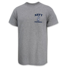 Load image into Gallery viewer, Navy Anchor Football T-Shirt