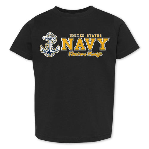 Navy Toddler Full Chest T-Shirt