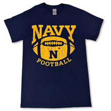 Load image into Gallery viewer, Navy Football Icon T-Shirt (Navy)