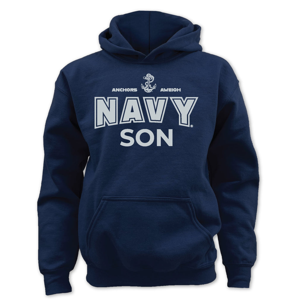 Navy Son Youth Hood (Navy)