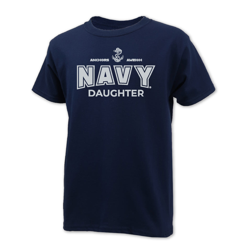 Navy Daughter Youth T-Shirt (Navy)