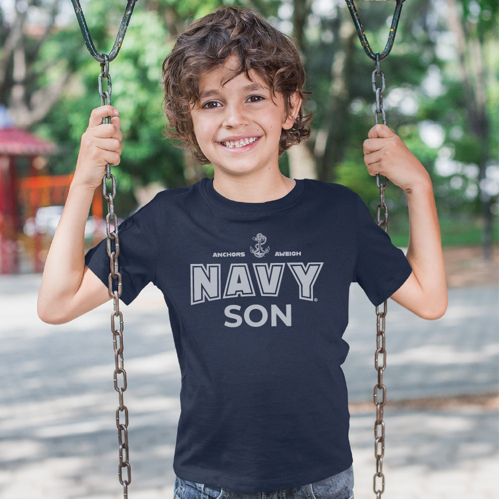 Navy Son Youth T-Shirt (Navy)