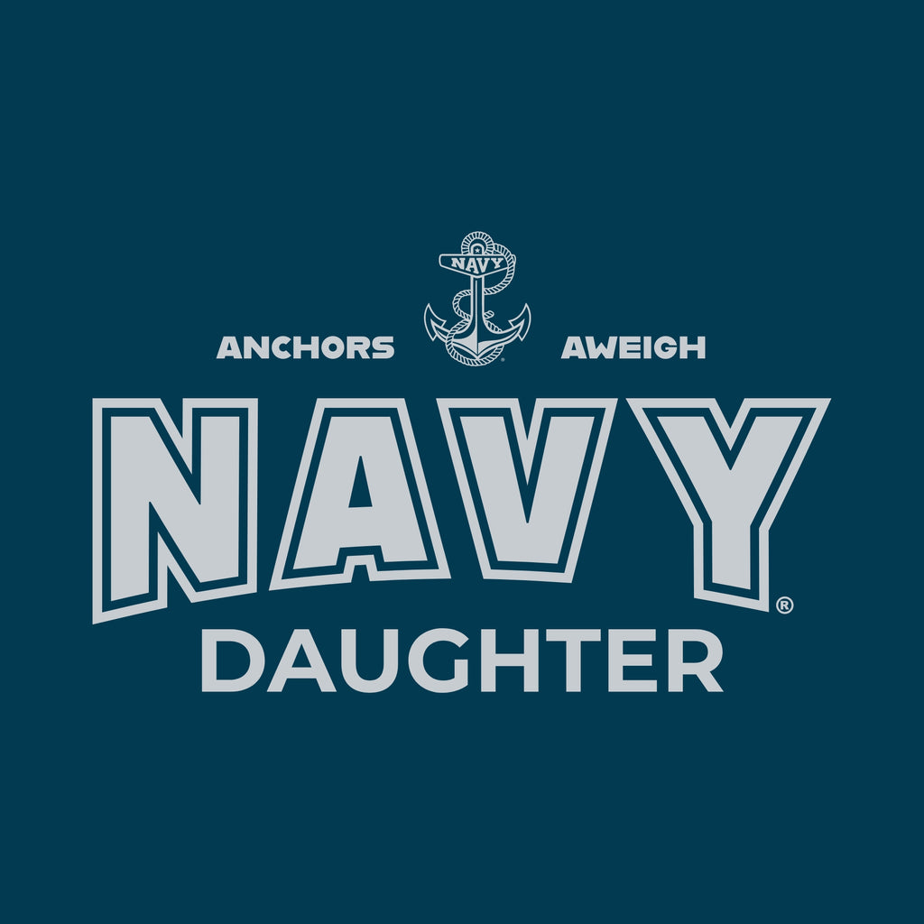 Navy Daughter Ladies Crewneck (Navy)