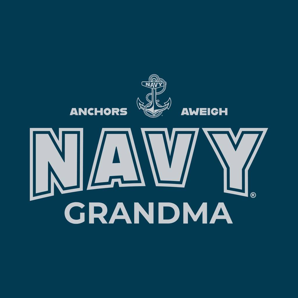 Navy Grandma Ladies Crewneck (Navy)