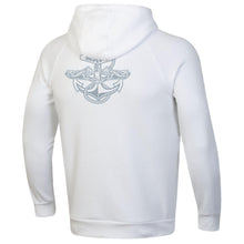 Load image into Gallery viewer, Navy Under Armour Anchor Silent Service Performance Cotton Hood (White)