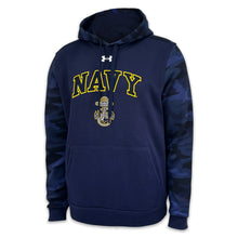 Load image into Gallery viewer, Navy Under Armour Camo Hood (Navy)