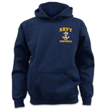 Load image into Gallery viewer, Navy Youth Anchor Football Hood