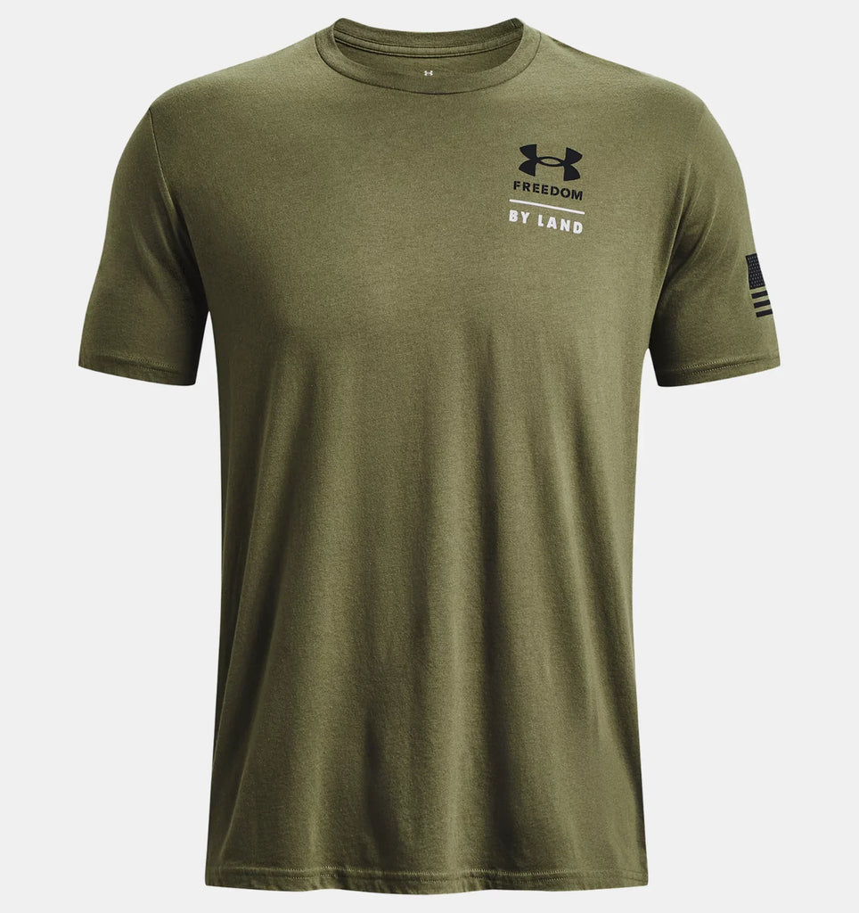 Under Armour Freedom By Land T-Shirt (OD Green)