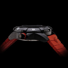 Load image into Gallery viewer, ProTek USMC Carbon Composite Dive Watch - Carbon/Black/Red (Red Band)*