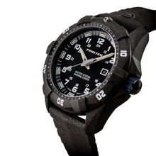 Load image into Gallery viewer, ProTek USMC Carbon Composite Dive Watch - Carbon/Black/Blue (Black Band)*