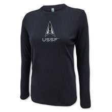 Load image into Gallery viewer, Space Force Delta Ladies Center Chest Long Sleeve