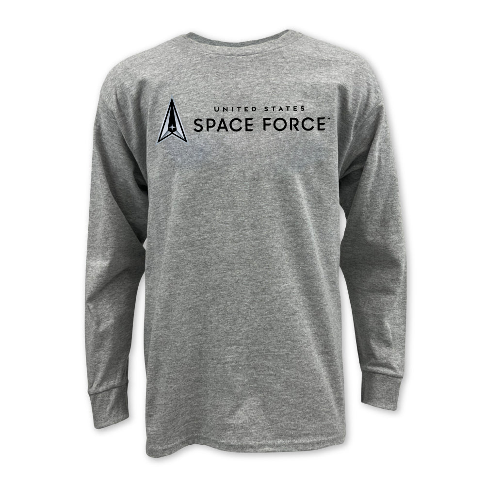 Space Force Youth Full Chest Long Sleeve T-Shirt