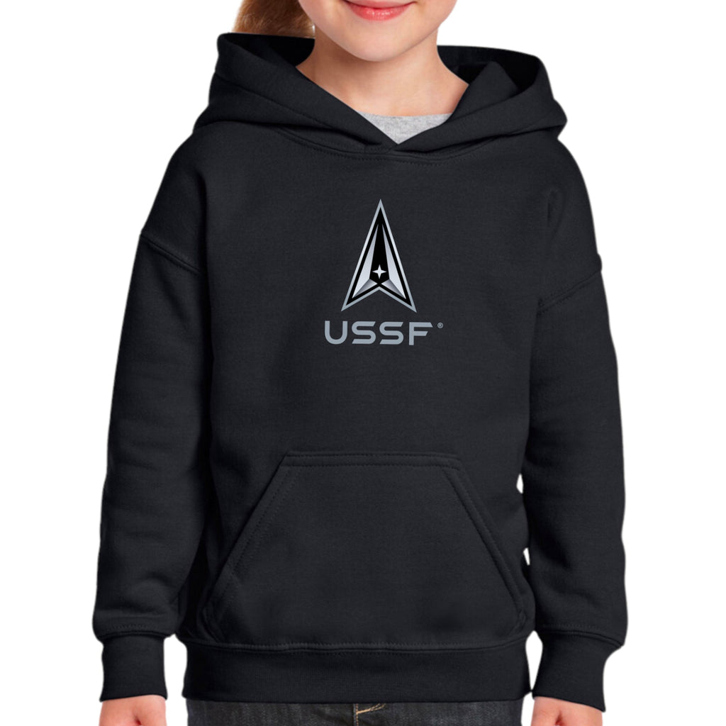 Space Force Youth Delta Logo Hood