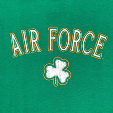 Load image into Gallery viewer, Air Force Distressed Shamrock T-Shirt (Kelly Green)