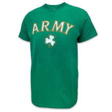 Load image into Gallery viewer, Army Distressed Shamrock T-Shirt (Kelly Green)