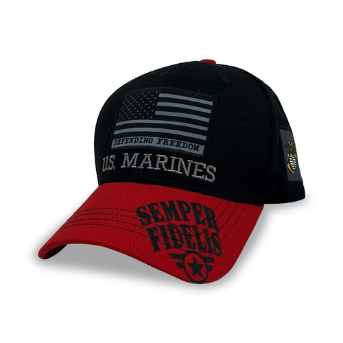 Marines Defending Freedom Xtreme Bent Hat