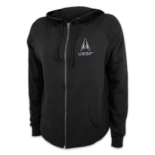 Load image into Gallery viewer, Space Force Delta Ladies Full Zip Hood (4 colors available)