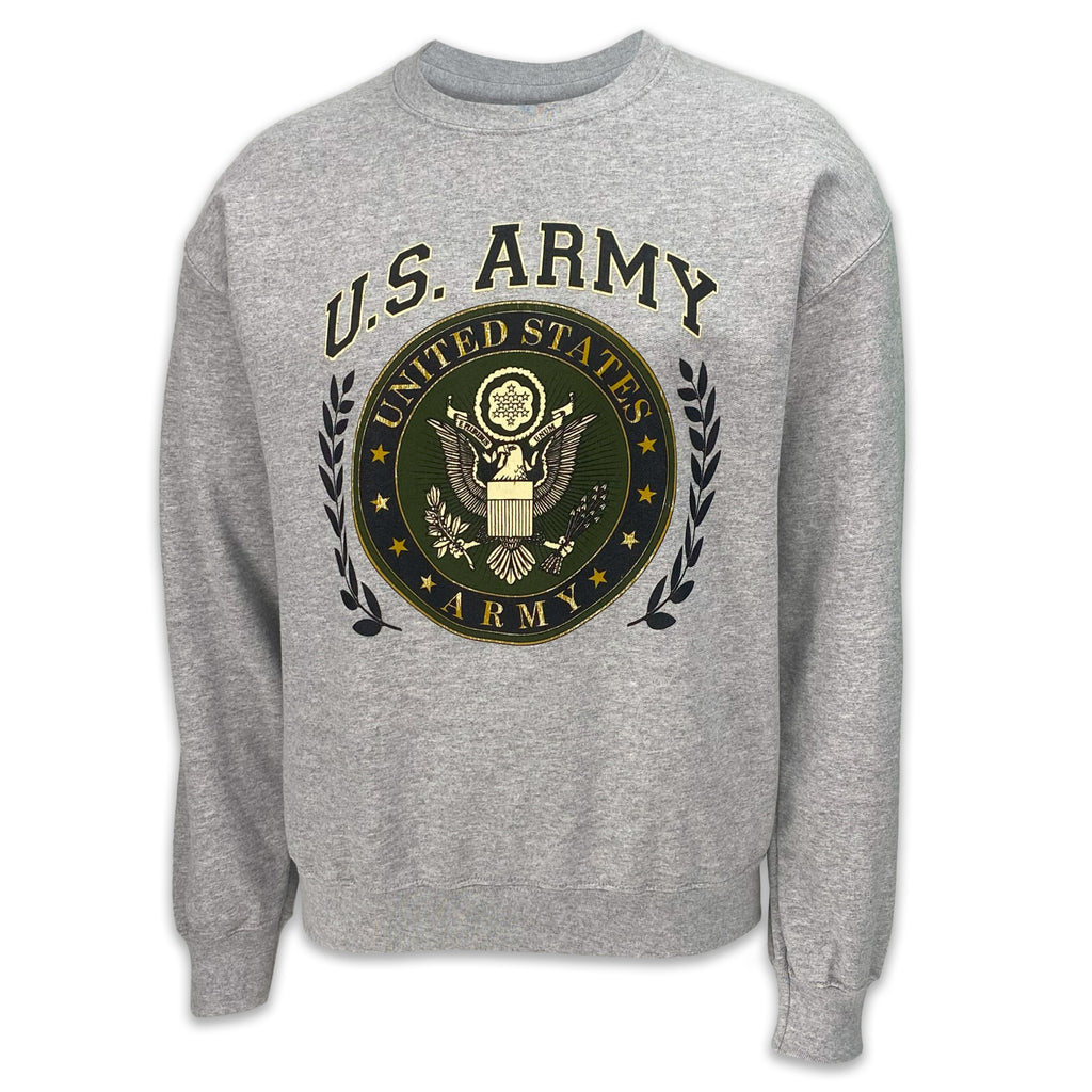 Army Laurel Leaf Crewneck (Grey)