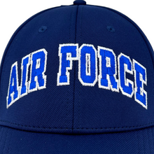 Load image into Gallery viewer, Air Force Under Armour Blitzing Flex Fit Hat (Navy)