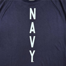 Load image into Gallery viewer, Navy Under Armour Anchor Silent Service Spine Long Sleeve T-Shirt (Navy)