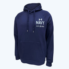 Load image into Gallery viewer, Navy Under Armour Anchor Silent Service Performance Cotton Hood (Navy)