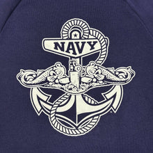 Load image into Gallery viewer, Navy Under Armour Anchor Silent Service Performance Cotton Hood (Navy)