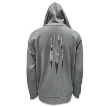 Load image into Gallery viewer, Navy Under Armour Damn the Torpedoes Ship Hood (Grey)