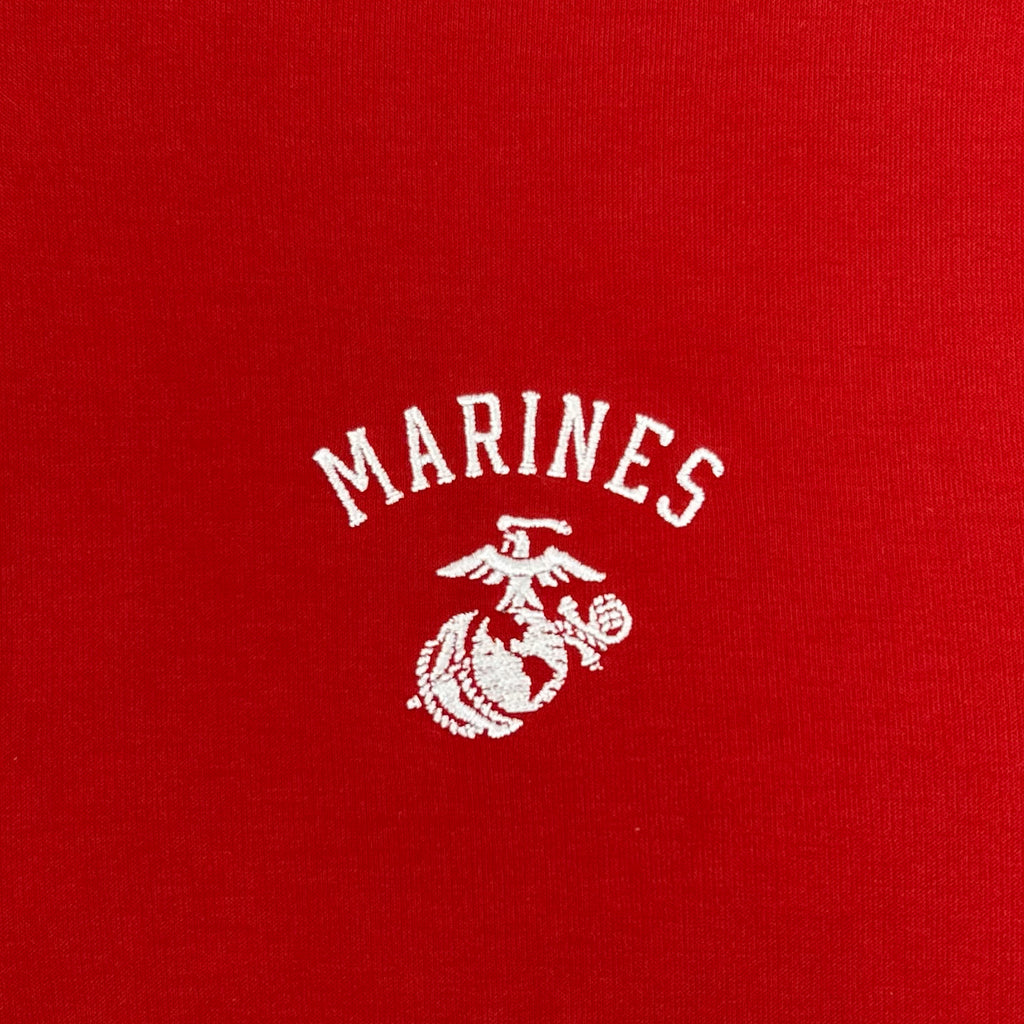 Marines Under Armour Gameday Double Knit Fleece 1/4 Zip (Red)