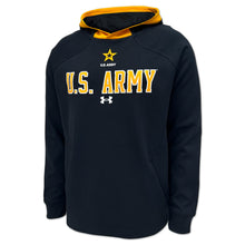 Load image into Gallery viewer, Army Under Armour Gameday Double Knit Fleece Hood (Black)