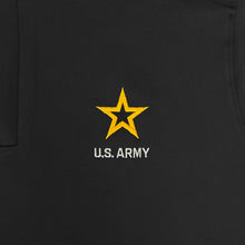 Load image into Gallery viewer, Army Star Under Armour Lightweight 1/4 Zip (Black)