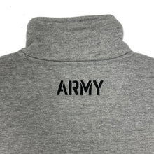 Load image into Gallery viewer, Army Star Tackle Twill Embroidered Fleece Quarter Zip (Grey)