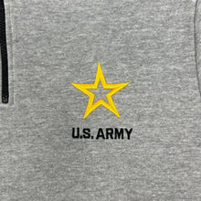 Load image into Gallery viewer, Army Star Tackle Twill Embroidered Fleece Quarter Zip (Grey)