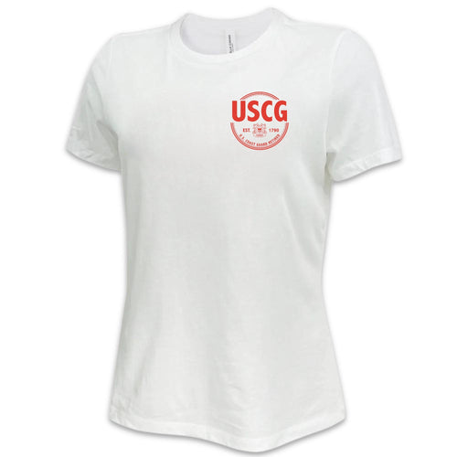 Coast Guard Retired Ladies T-Shirt