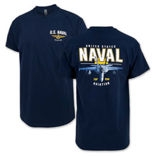 Load image into Gallery viewer, United States Naval Aviation Top Gun T-Shirt (Navy)