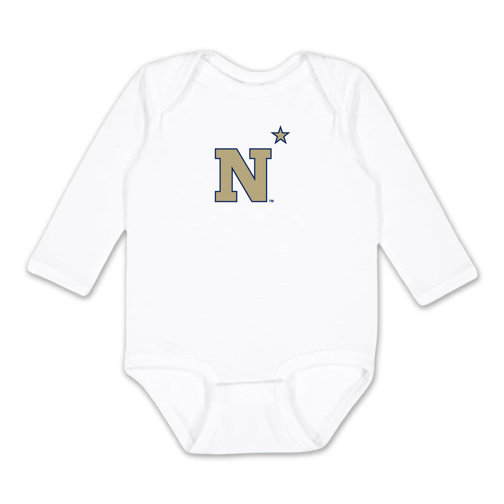 USNA N* Infant Long Sleeve Bodysuit