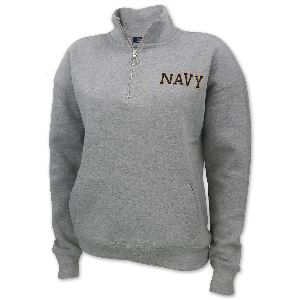 Navy Ladies Dakota 1/4 Zip (Grey)