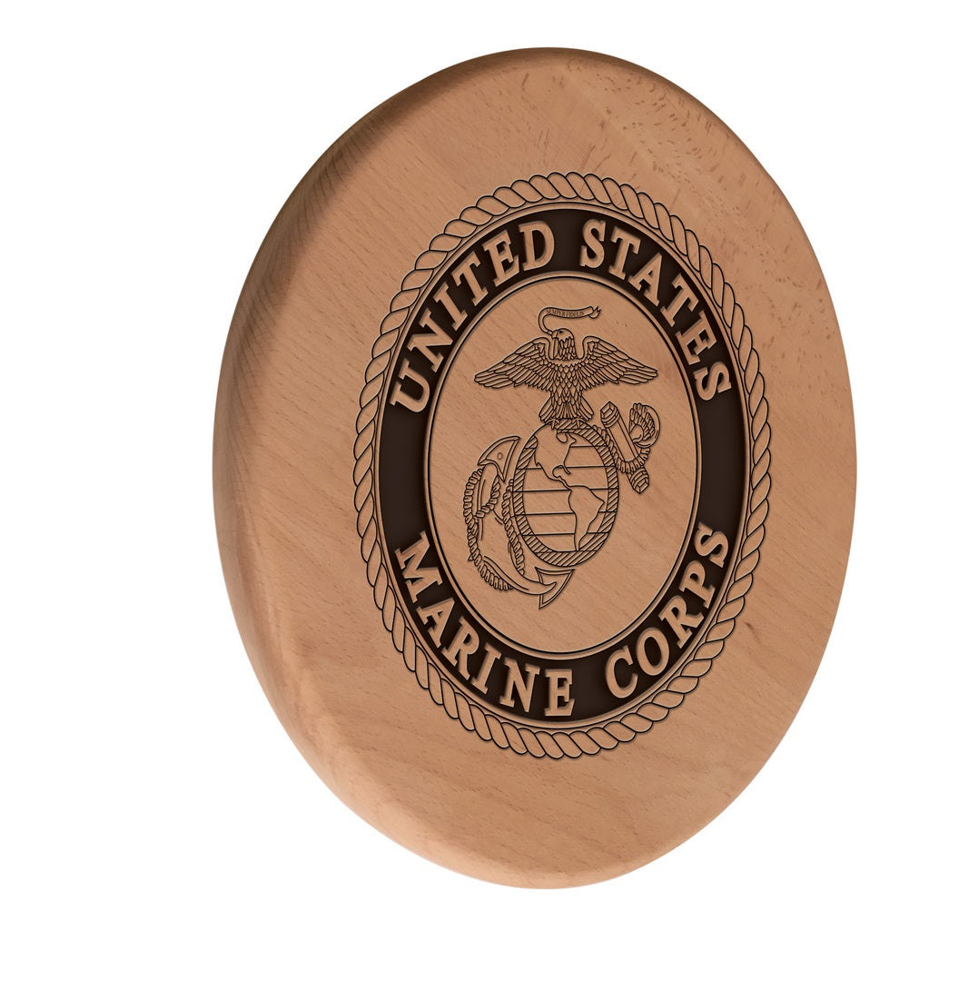 United States Marine Corps Laser Engraved Solid Wood Sign*