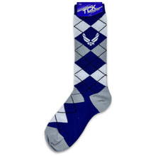 Load image into Gallery viewer, Air Force Wings Dress Argyle Socks