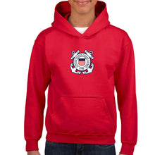 Load image into Gallery viewer, Coast Guard Youth Seal Logo Hood