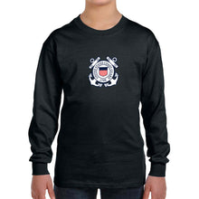 Load image into Gallery viewer, Coast Guard Youth Logo Long Sleeve T-Shirt