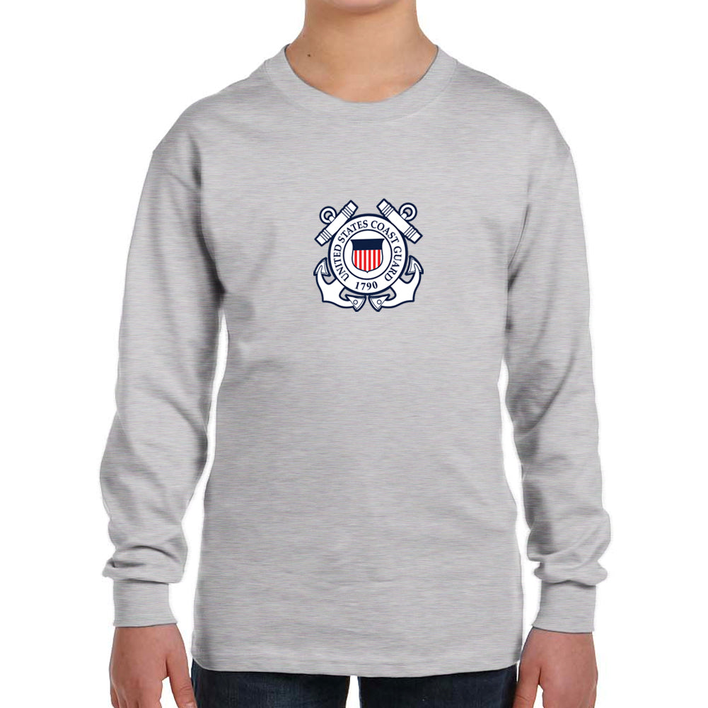 Coast Guard Youth Logo Long Sleeve T-Shirt